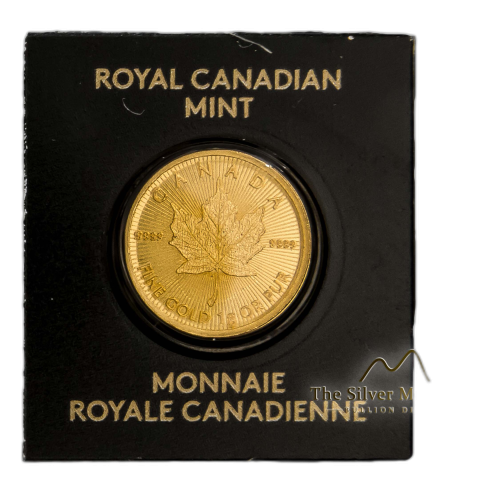 1 Gram gouden Maple Leaf 2019 in Assay Card voorkant