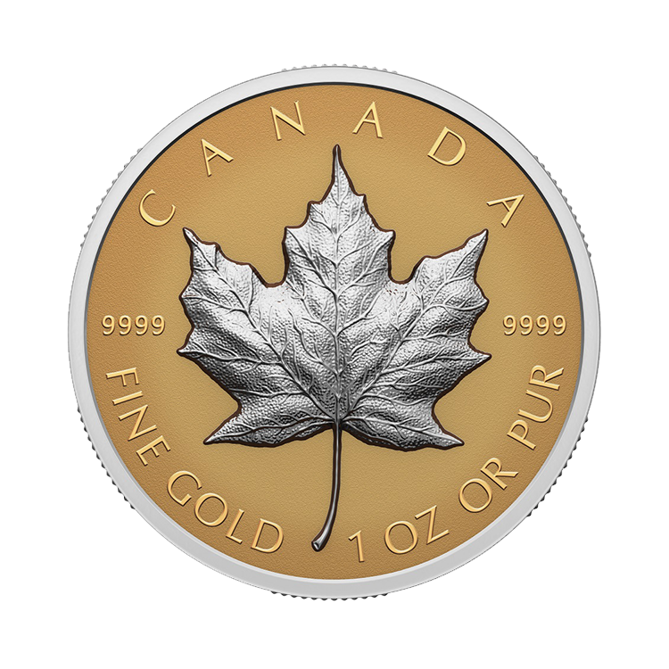 1 troy ounce gouden Maple Leaf 2023 proof voorkant