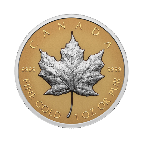 1 troy ounce gouden Maple Leaf 2023 proof voorkant