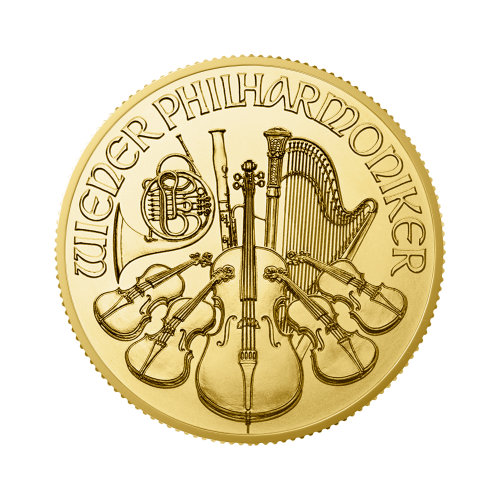 Gouden Wiener Philharmoniker munt