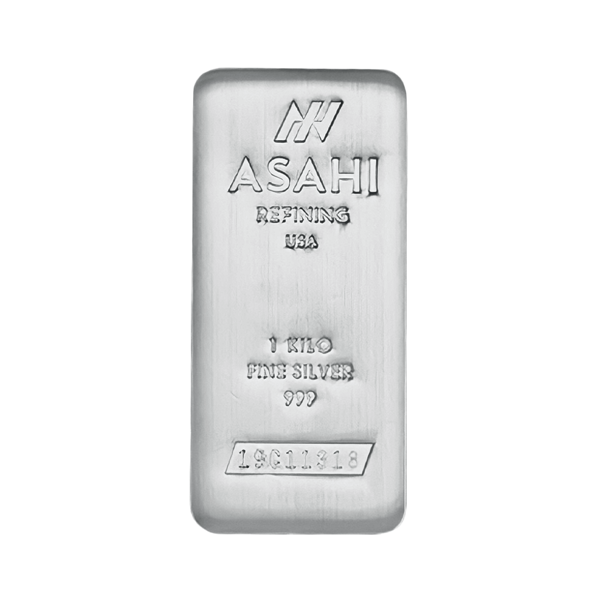 Asahi zilverbaar 1 kilogram BTW vrij
