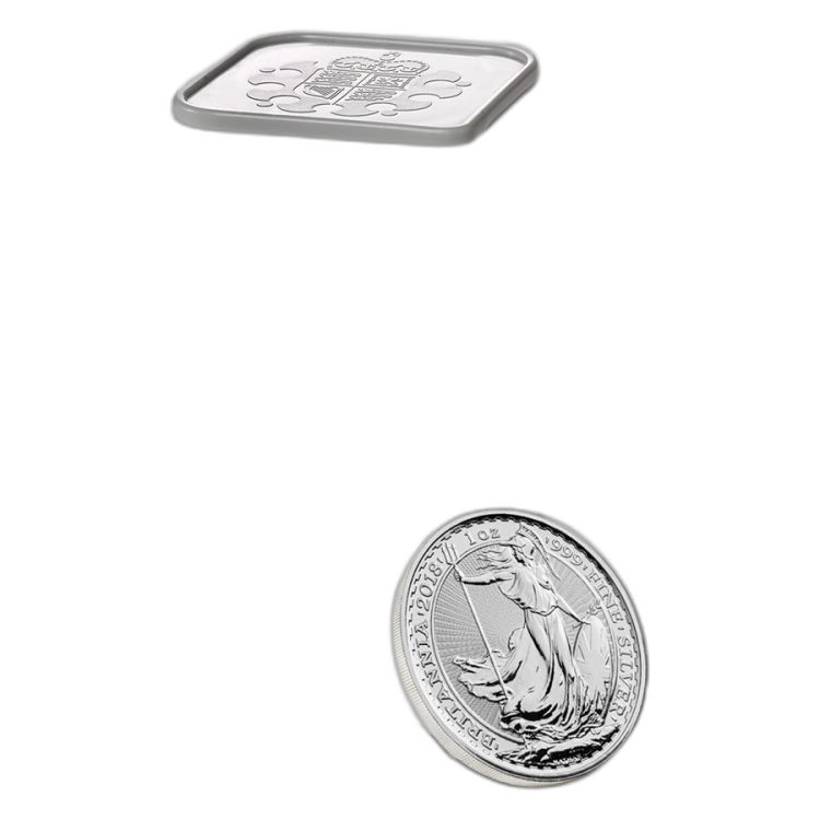 1 troy ounce silver coin Britannia 2020 back