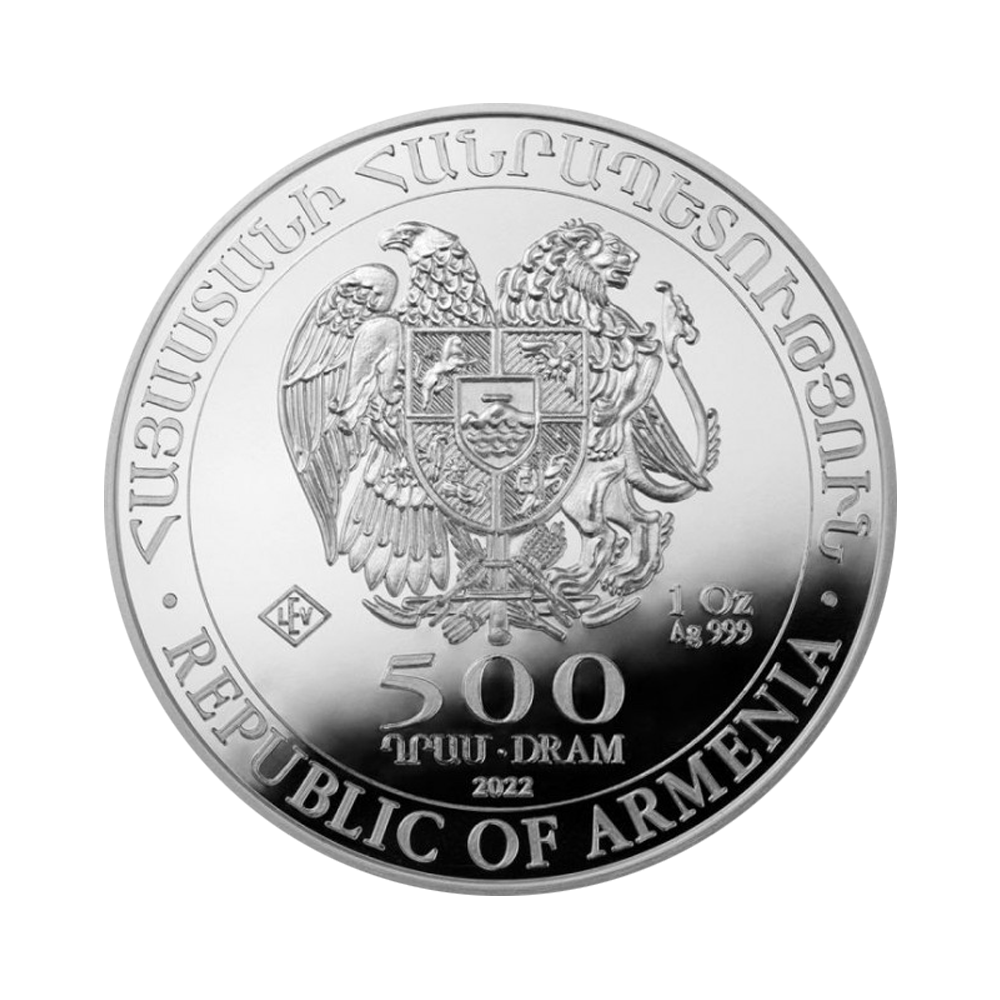 Zilveren Noah's Ark munt van 1 troy ounce