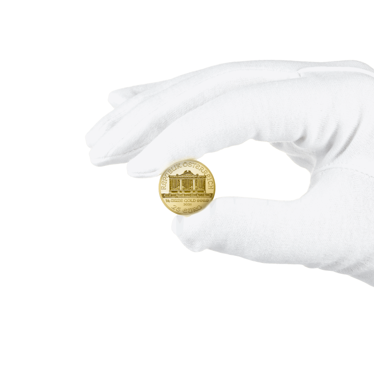 1/4 oz gold Philharmonic coin