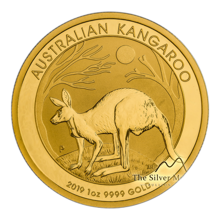 1 Troy ounce gouden munt Kangaroo 2020 achterkant