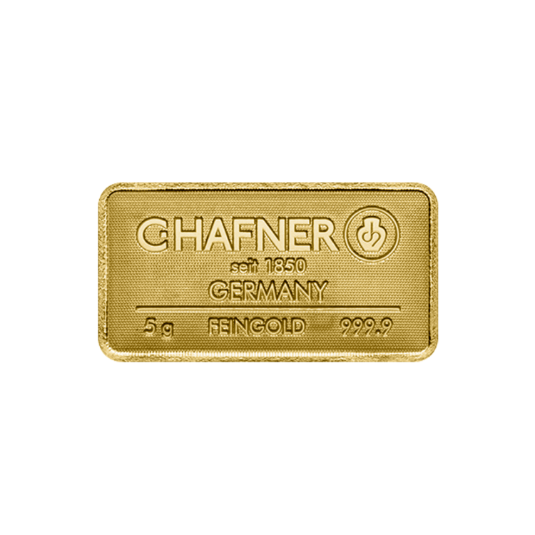 C. Hafner goudbaar 5 gram