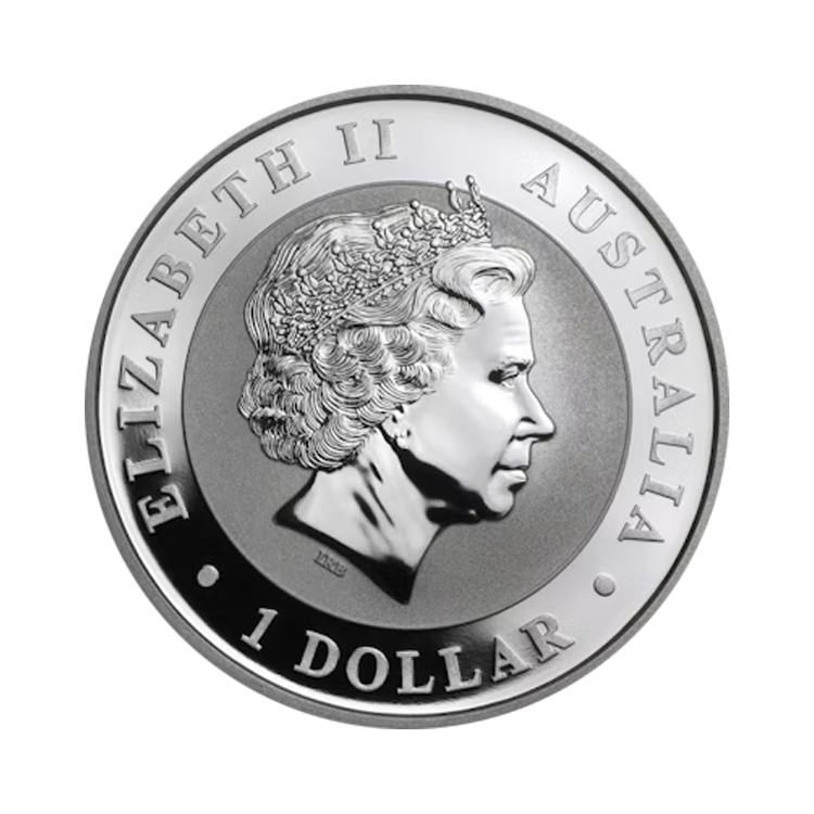 1 troy ounce zilveren munt Koala 2014 back
