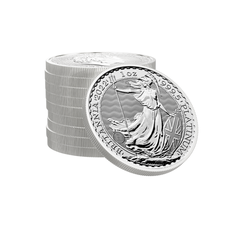 Platina munt Britannia 1 troy ounce