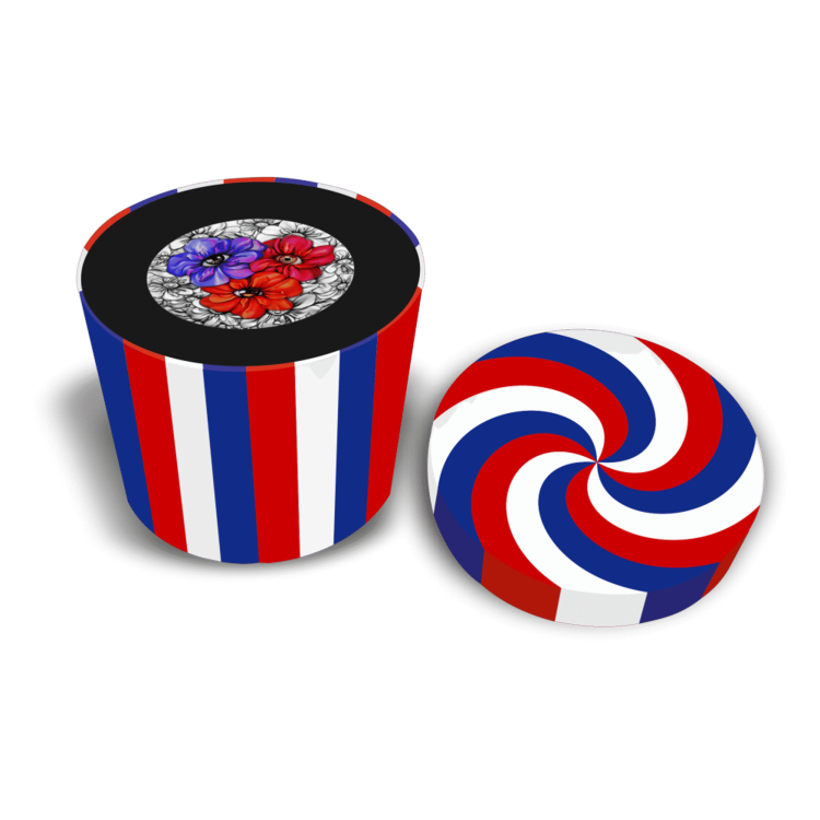 1 troy ounce silver coin Googly Eyes 2021 angle 2
