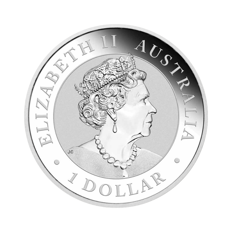 Kookaburra 2022 silver coin 1 troy ounce back