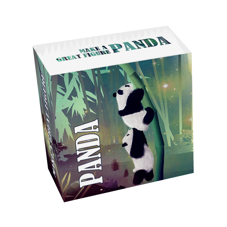 1 troy ounce zilveren Panda Make a great Figure perspectief 2