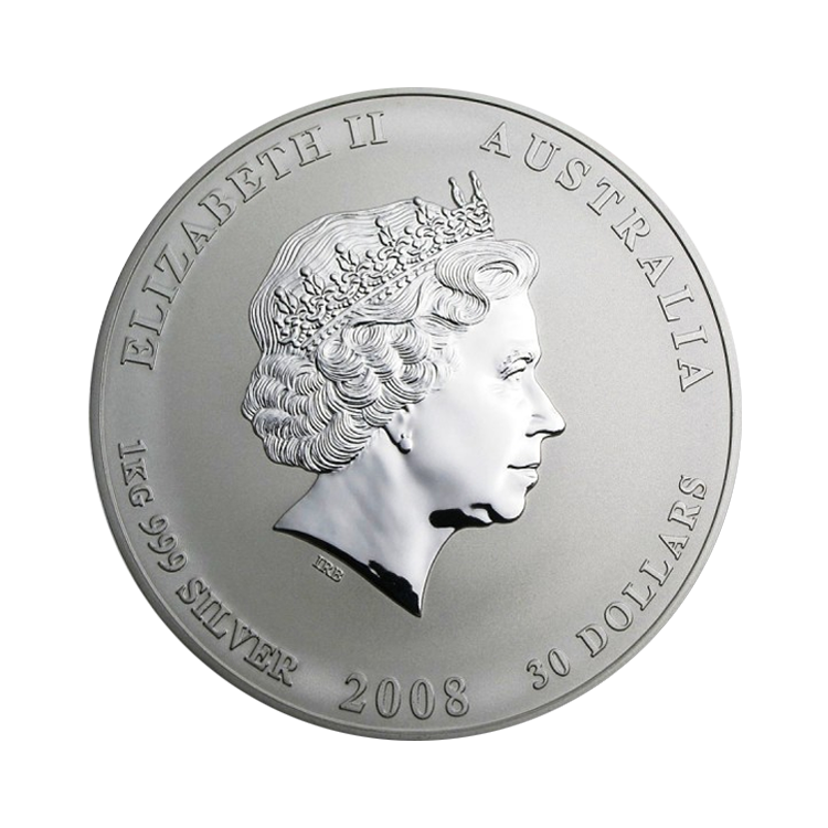 1 kilo silver Lunar coin 2008 – Year of the Mouse back