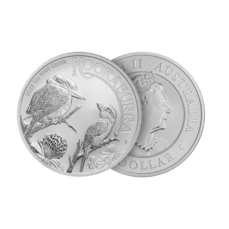 1 troy ounce silver coin Kookaburra 2023 angle 1