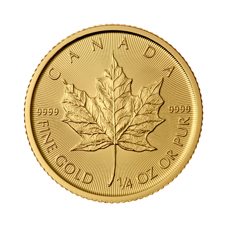Gouden Maple Leaf 1/4 troy ounce goud