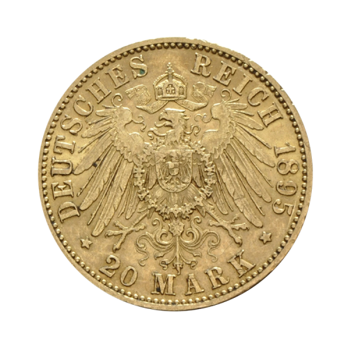 Gouden munt 20 Mark voorkant