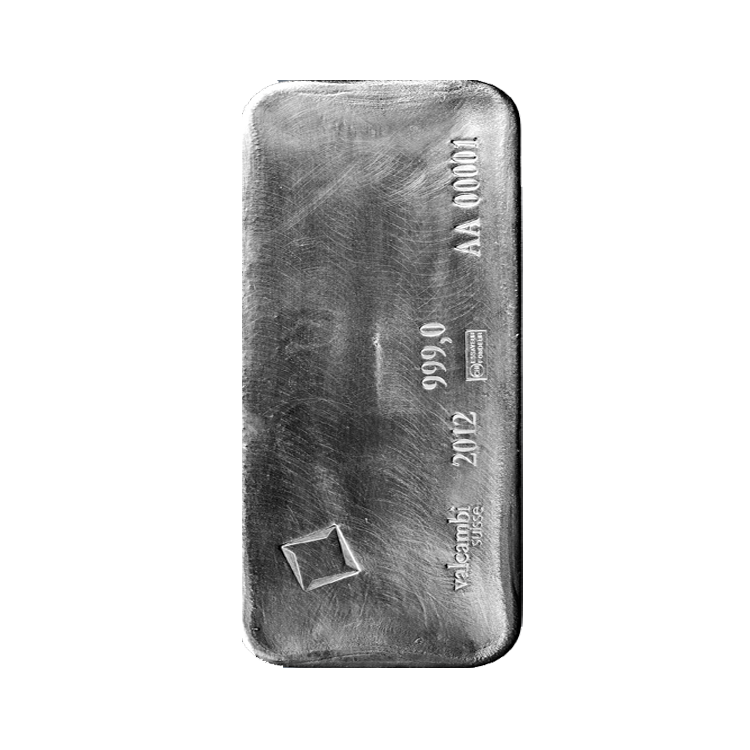 Valcambi 1000 troy ounce silver bar