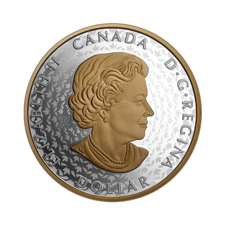 1 troy ounce zilveren Canada Vrede munt 2024 Proof achterkant