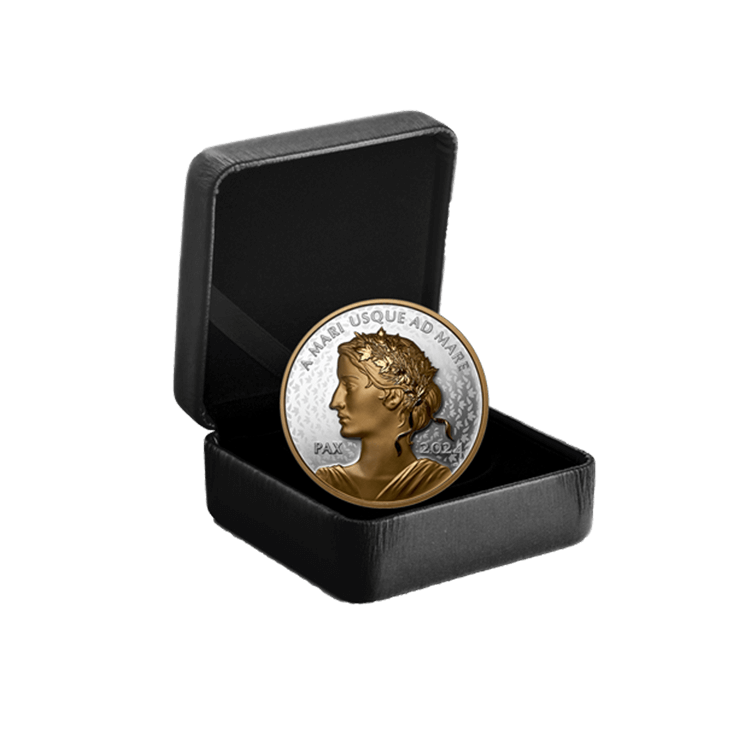 1 troy ounce zilveren Canada Vrede munt 2024 Proof perspectief 2