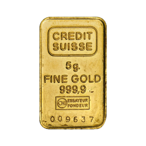 Goudbaar Credit Suisse 5 gram