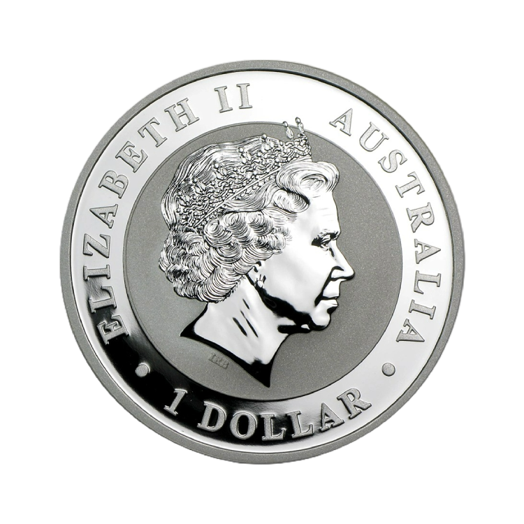 1 troy ounce silver coin Kookaburra 2013 back