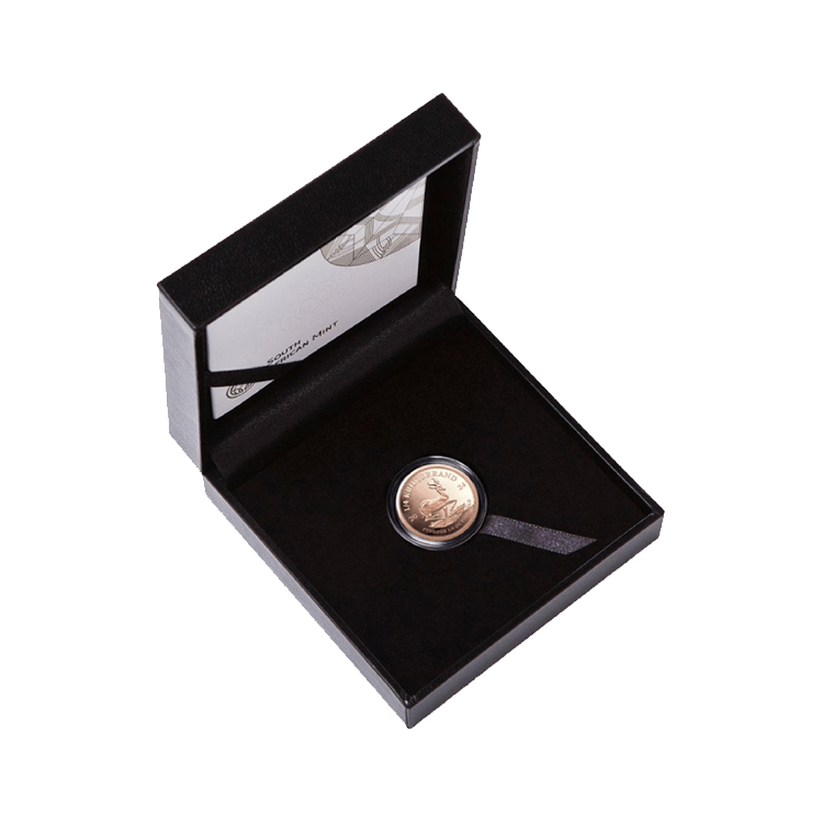 1/2 troy ounce gouden munt Krugerrand 2024 Proof perspectief 2