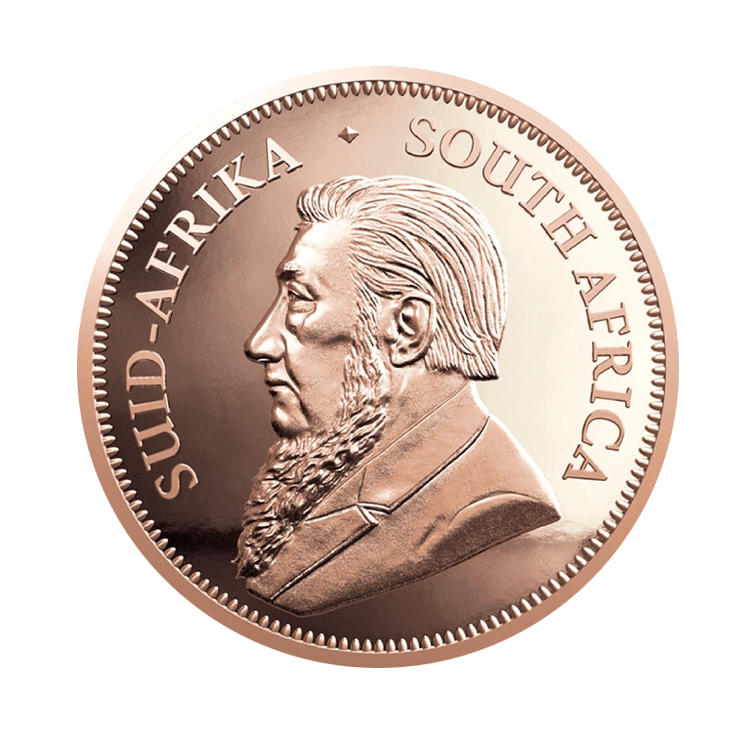 1/10 troy ounce gouden munt Krugerrand 2024 Proof achterkant