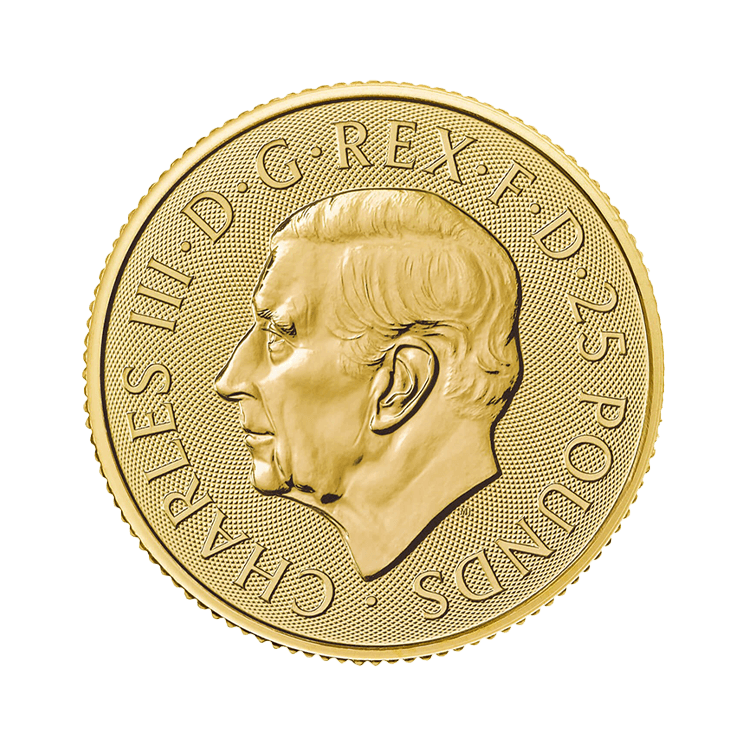 1/4 oz gouden Britannia munt 2025