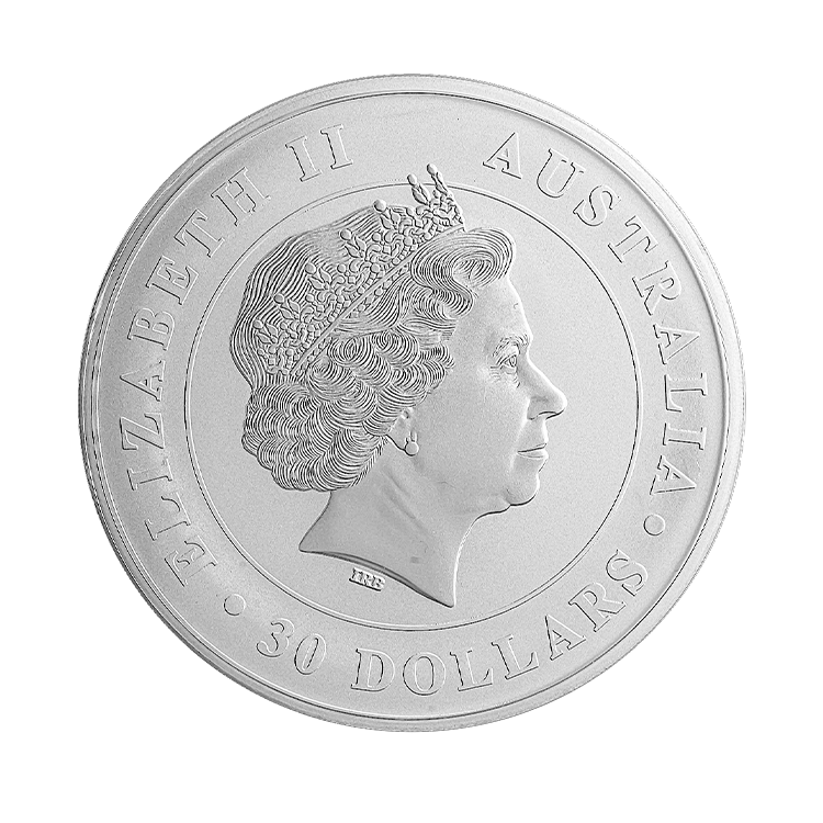 1 Kilogram silver Koala coins 2017 back