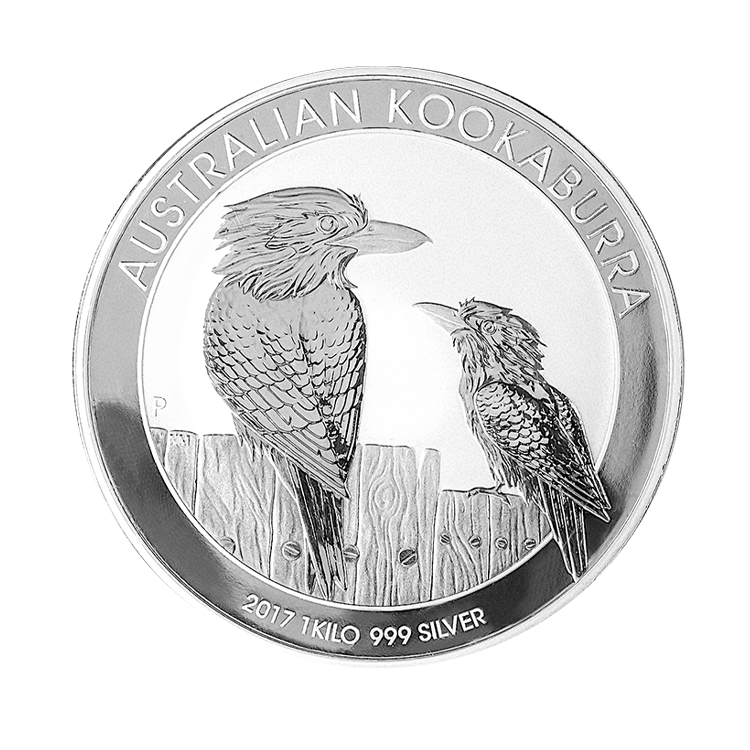 1 Kilo silver coin Kookaburra 2017 front