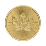 1 troy ounce gouden Maple Leaf munt voorkant