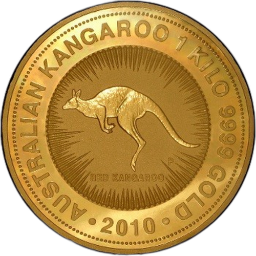 Gouden kilo Kangaroo / Nugget munt 1998 voorkant