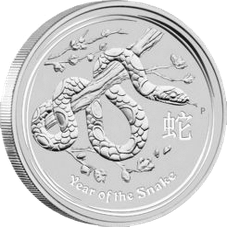 1 kilo Lunar silver coin 2013 front