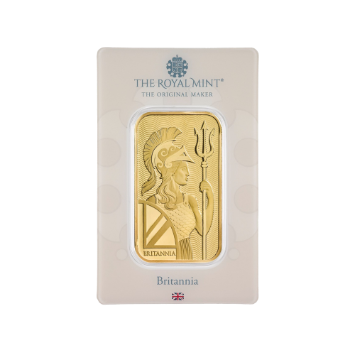 Britannia goudbaar 1 troy ounce voorzijde