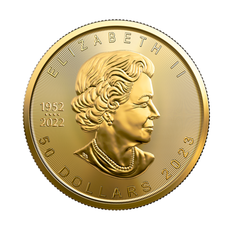 Voorkant gouden Maple Leaf 2023