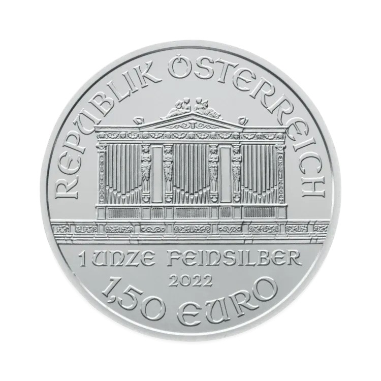 Zilveren Philharmoniker achterzijde