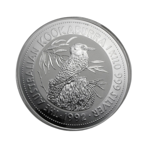 1 Kilo Kookaburra silver coin 1992