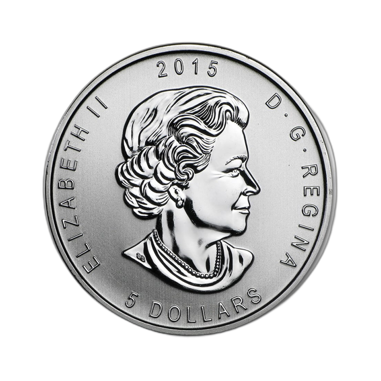 1 troy ounce zilveren munt Great Owl diverse jaargangen achterkant