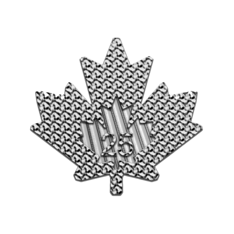 Veiligheidskenmerk platina Maple Leaf 2025