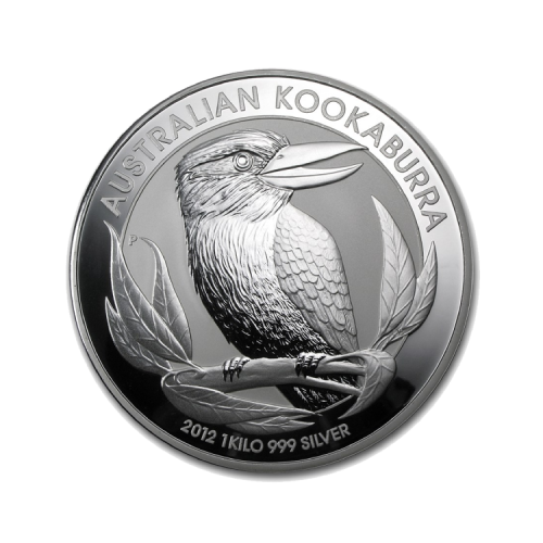 1 Kilo Kookaburra silver coin 2012 front