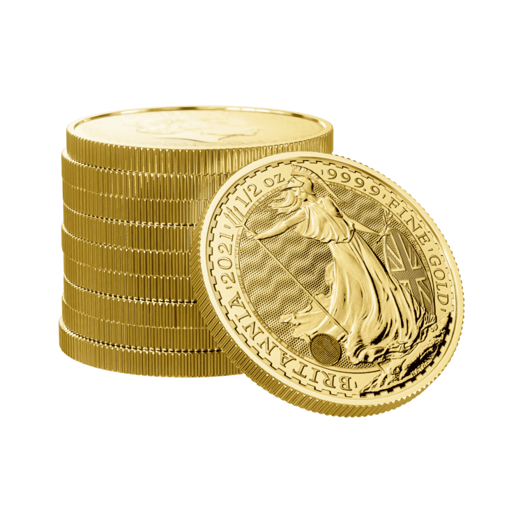 1/2 oz gouden Brittania