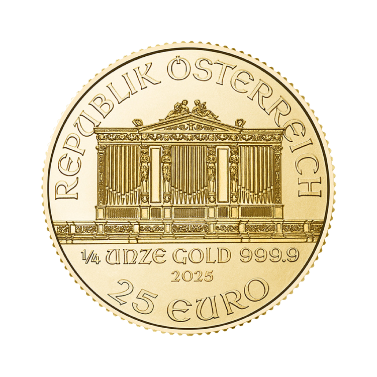 1/4 oz gold Philharmonic coin
