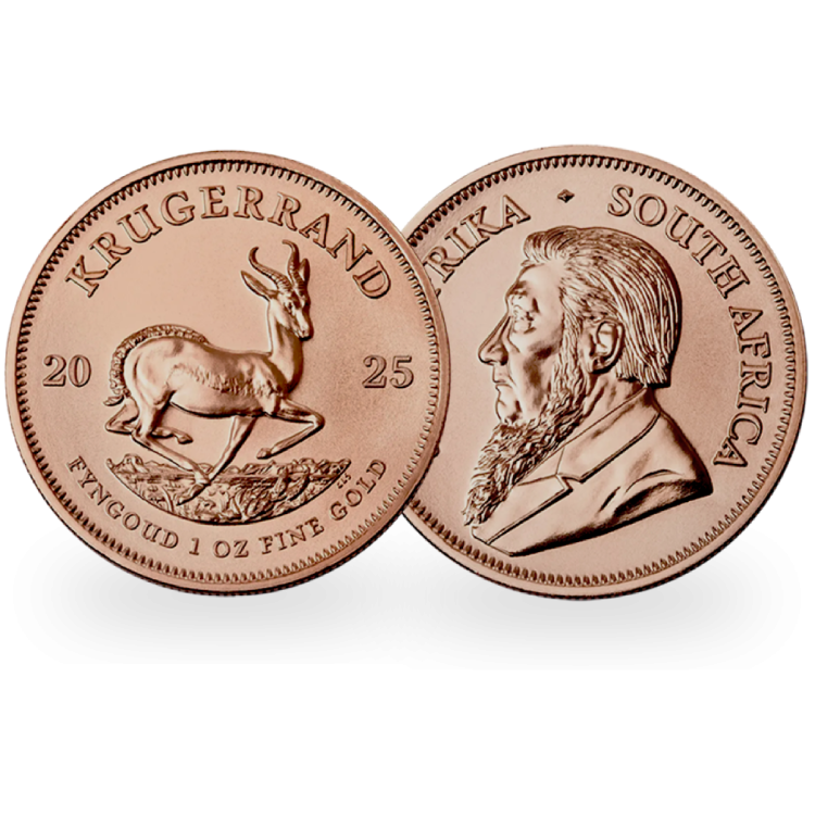 Ontwerp gouden Krugerrand 2025