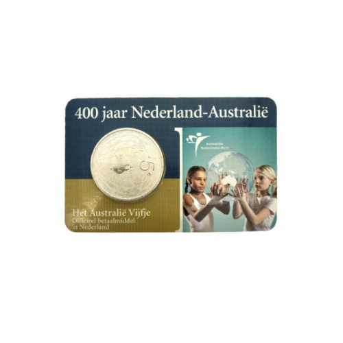 10x zilveren €5 munt (zilveren vijfje) in presentatieverpakking voorkant