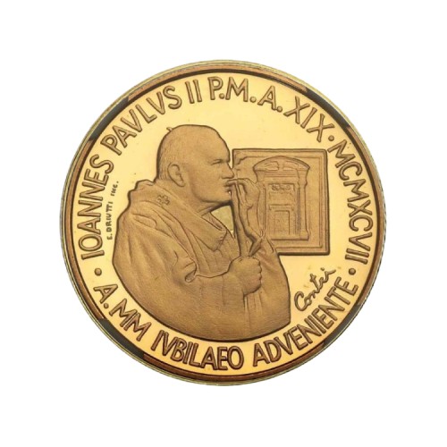 Vaticaanstad Gouden 100.000 Lire voorkant
