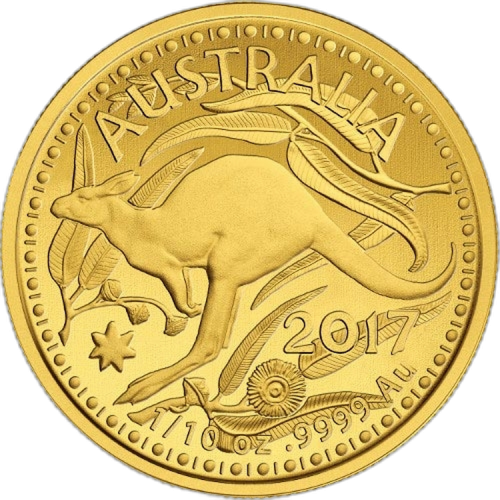 1 Troy ounce gouden munt Kangaroo 2017 Royal Australian Mint voorkant