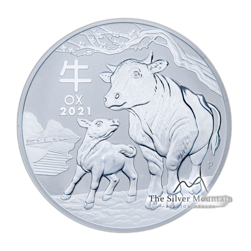 1 Kilogram silver coin Lunar 2021 front