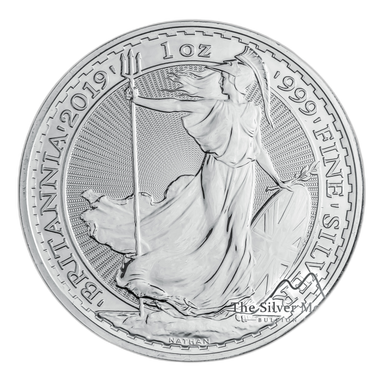 1 troy ounce silver coin Britannia 2020 front