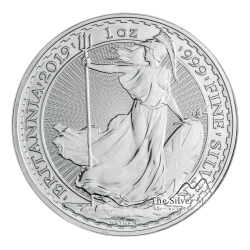 1 troy ounce silver coin Britannia 2020 front