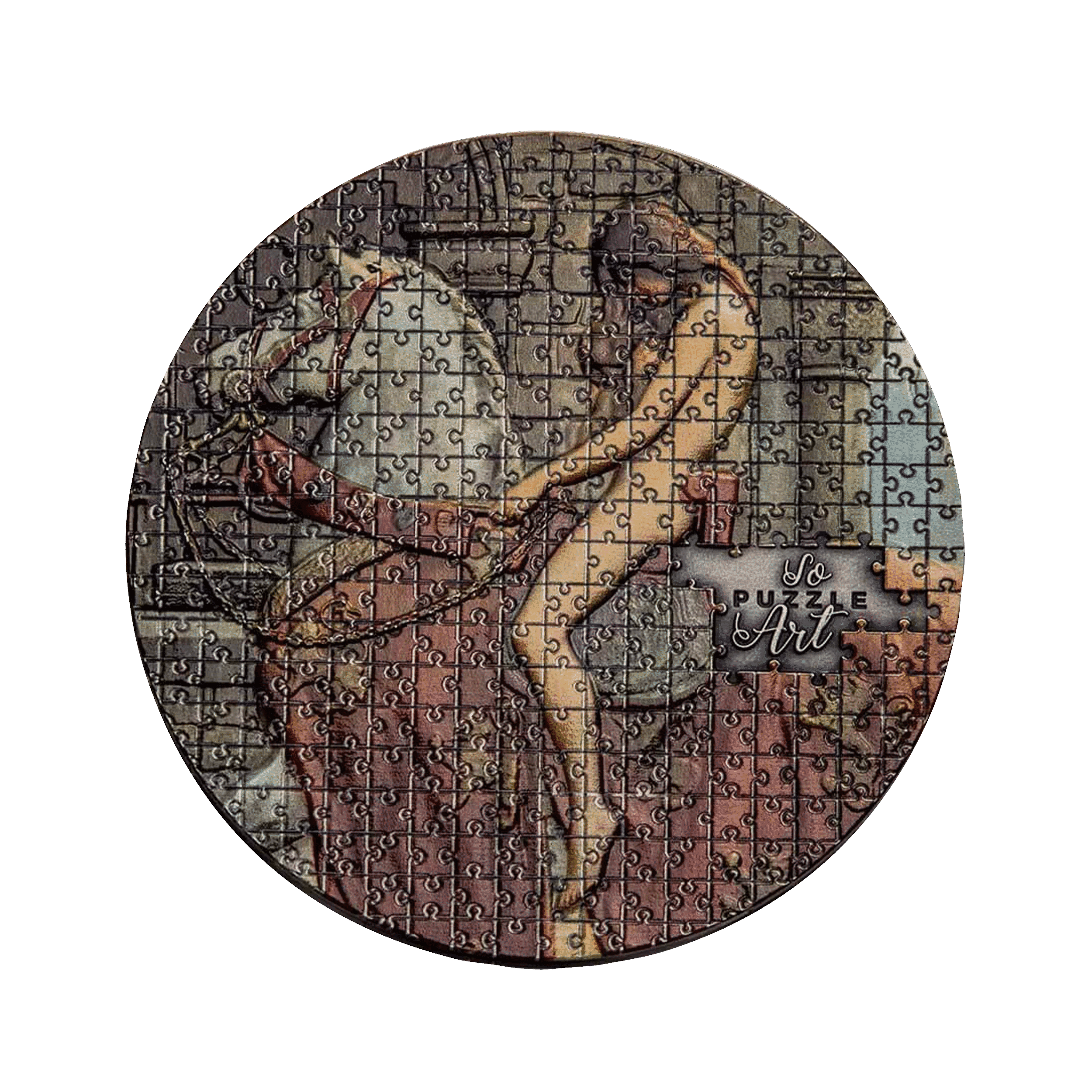 3 troy ounce zilveren munt Lady Godiva 2020 antieke afwerking voorkant