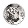 1 troy ounce zilveren munt Lunar tijger 2022 Proof voorkant